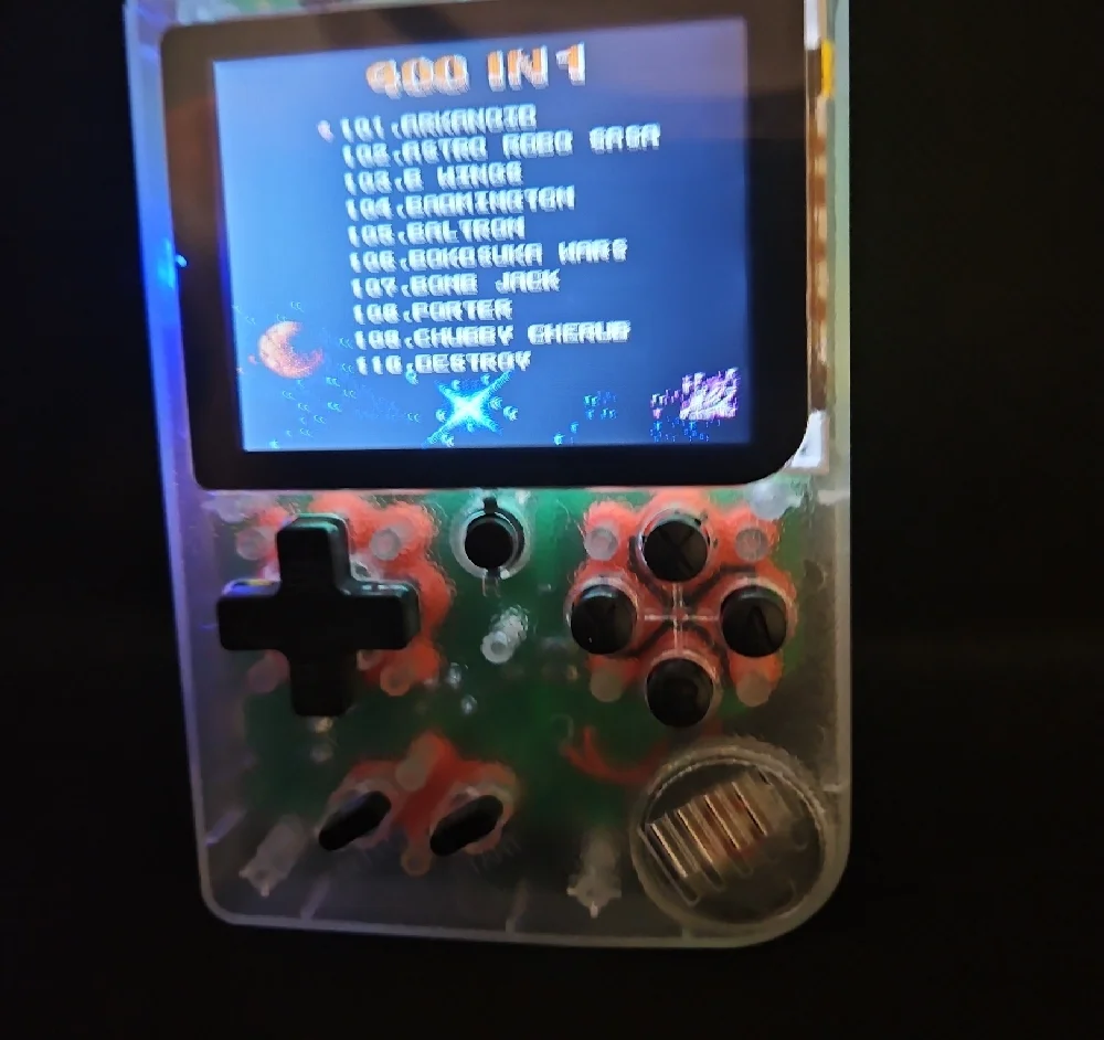 Plus Handheld Game Console - Black and Green